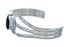 Genuine Sterling Silver Abalone Shell Native American Cuff Bracelet JX129738